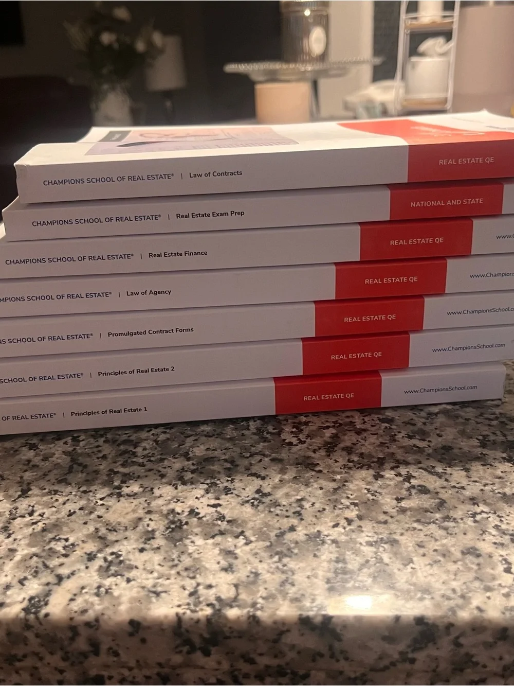 Champions School 30-Hour Principles of Real Estate 1 - Red and White Cover